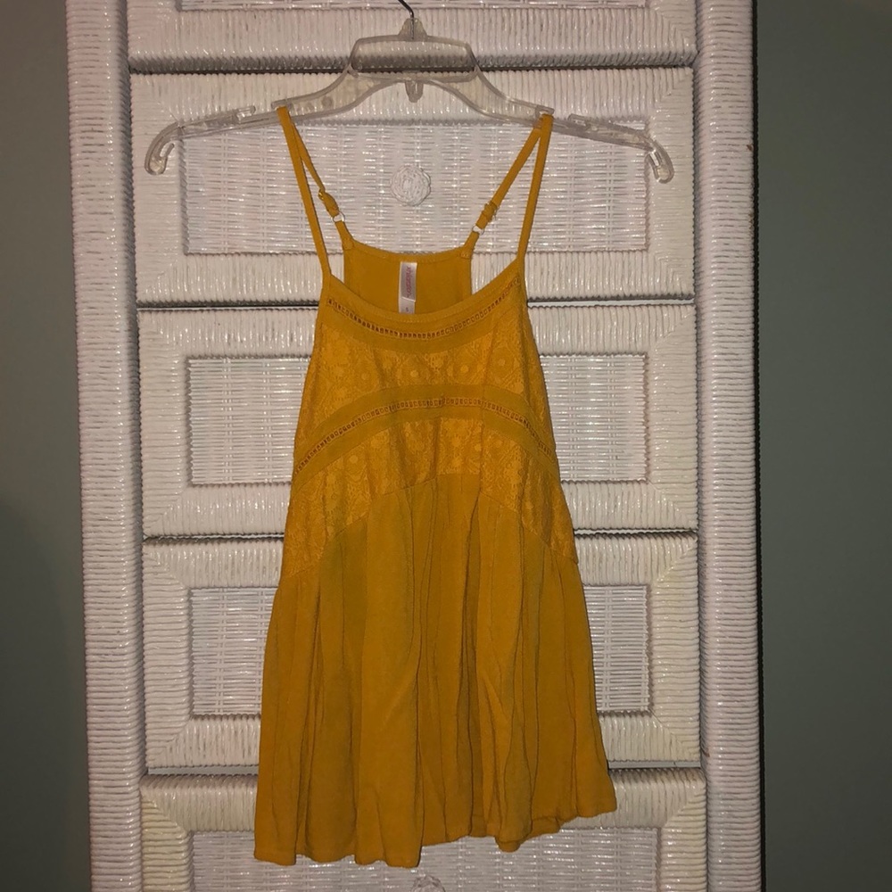 Yellow tank top